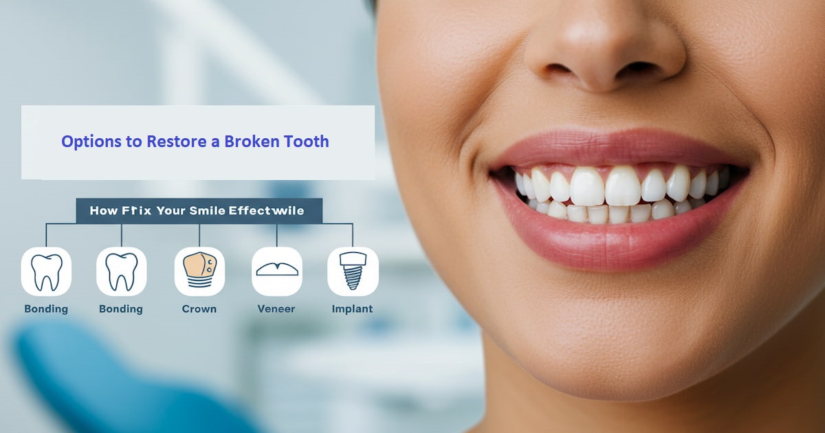 Options to Restore a Broken Tooth: How to Fix Your Smile Effectively