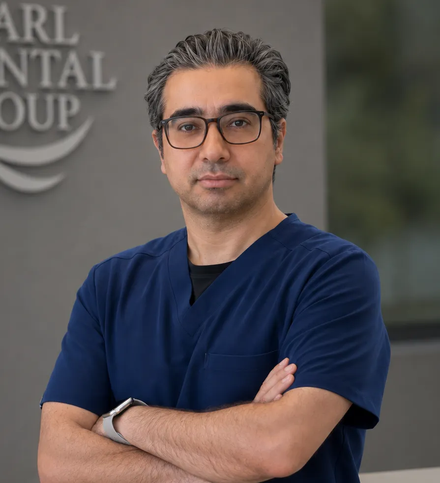 Dr. Arash Poursattar, orthodontist at Pearl Dental Group in North York