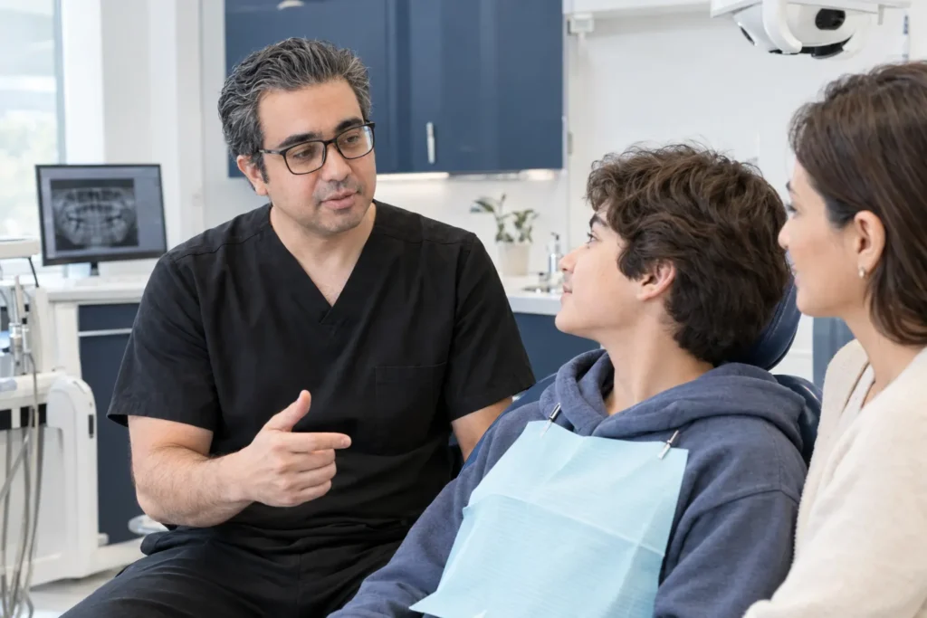 Orthodontic assessment for children and teens in North York